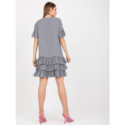 ZULUNA Dress-CHA-SK-1420.19-dark blue Cene