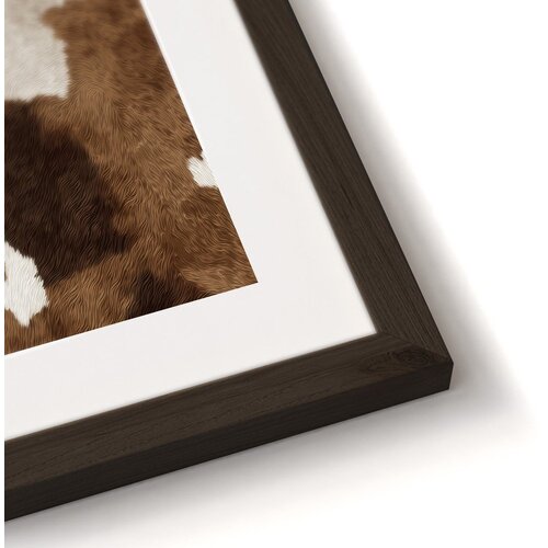 Styler Tiskana slika s okvirom 30x40 cm Cowhide &amp;ndash; Slike