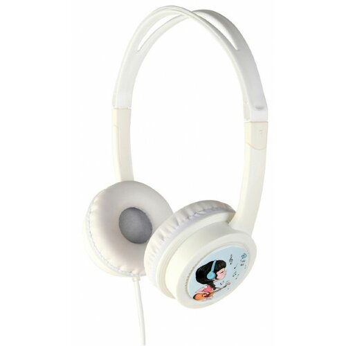 Gembird mhp-jr-w dečije slušalice sa limiterom jačine zvuka 3,5mm white Slike