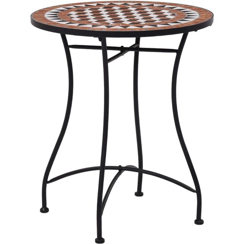 Bistro stolić s mozaikom smeđi 60 cm keramički Cene