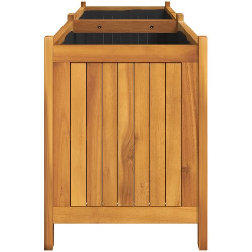  Vrtna sadilica s oblogom 153x38,5x50cm od masivnog drva bagrema Slike