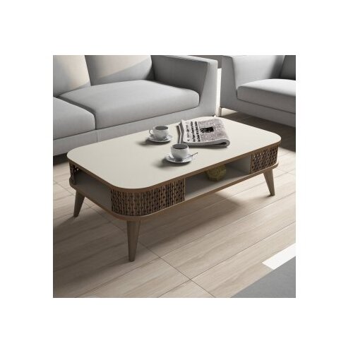 Hanah home Eylul Klub sto, 105x34,6x60cm, Bež-smeđa Slike
