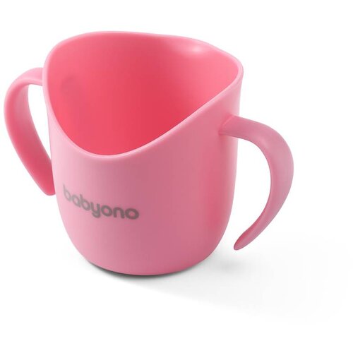 BabyOno ergonomska čaša za trening FLOW 6 m+, roza Cijene