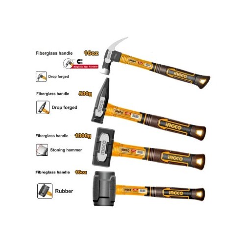 Ingco hch9004 set čekića 4/1 super ( HCH9004 ) Slike