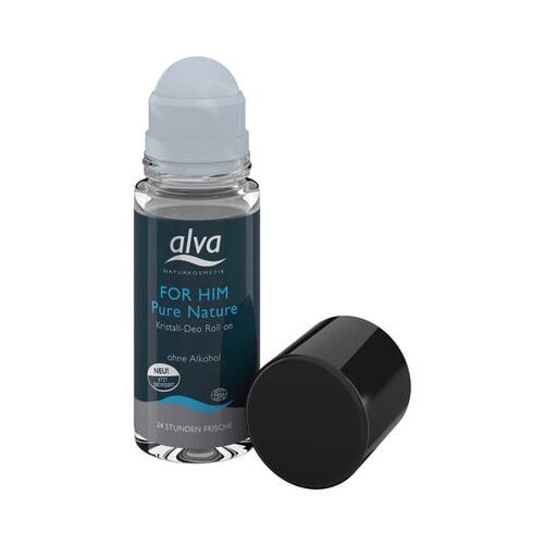 Alva Naturkosmetik fOR HIM - Pure Nature Kristall kristalni deo roll-on Slike