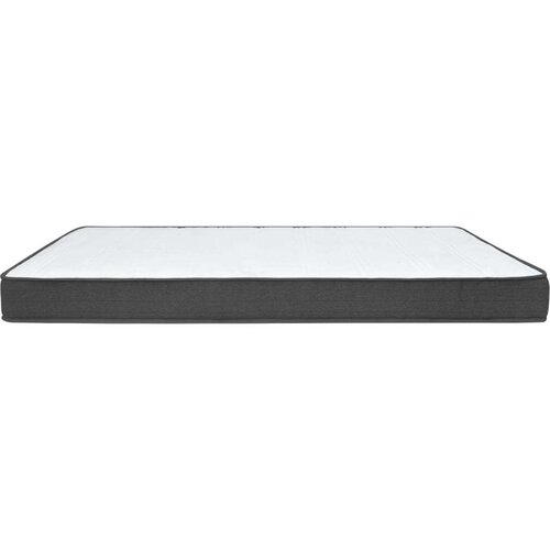 VidaXL Krevet od tkanine s oprugama tamnosivi 100 x 200 cm Slike