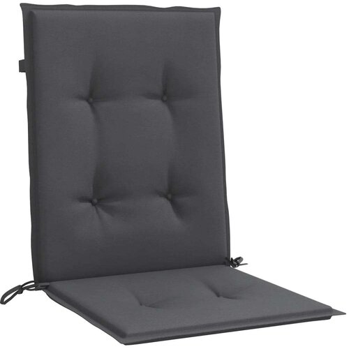 VidaXL Jastuci za stolice 2 kom pro&amp;scaron;arano antracit 100x50x7 cm tkanine Slike