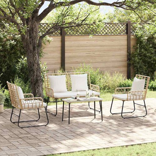 VidaXL Vrtni set za objed 3 pcs Crna, Antracit 113 x 69 x 83 cm Slike