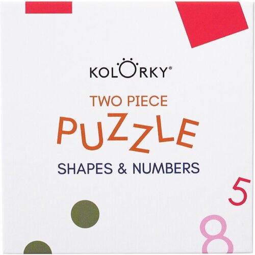 Kolorky Puzzle Two Piece Shapes & Numbers puzzle 10 kom Cijene
