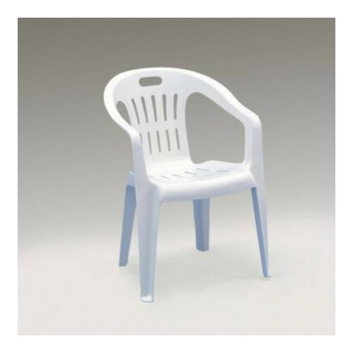 Green Bay bastenska stolica plasticna piona - bela ( 029087 ) Slike