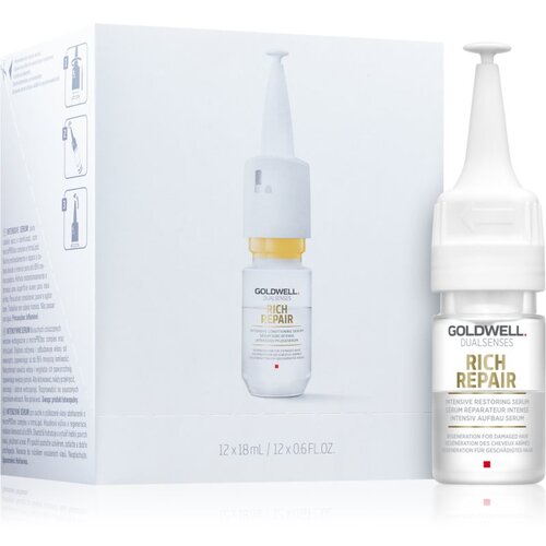 Goldwell Dualsenses Rich Repair intenzivni obnovitveni serum za suhe in poškodovane lase 12 x 18 ml Cene
