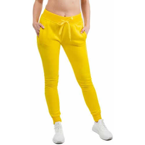 Glano Women's sweatpants - yellow Cene