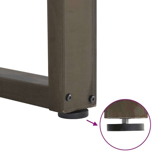  Noge za klub stolić U-oblik 2 kom Prirodni čelik 70 x (30-31) cm Čelik - Prirodna 70 x (30-31) cm 2 1 Slike
