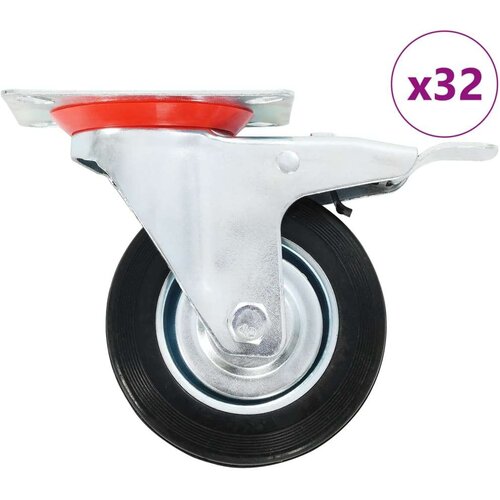 Gibljiva kolesa 32 kosov 100 mm Slike