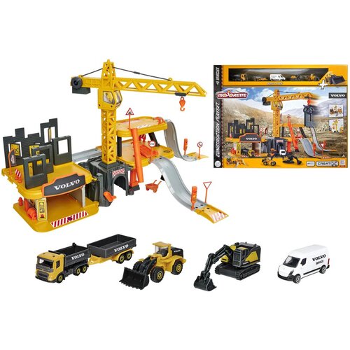 Majorette Set Construction + 5 Volvo vozil Cene