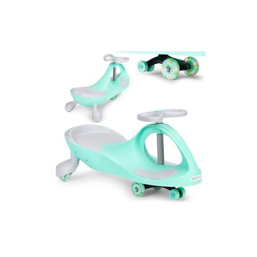 ECO TOYS Wiggle guralica za decu led točkovi YM-SW-1 GREEN Cene