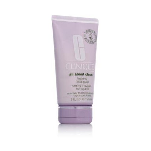 Clinique All About Clean Foaming Facial Soap 150 ml čistilno milo me&scaron;ana koža za ženske Cene
