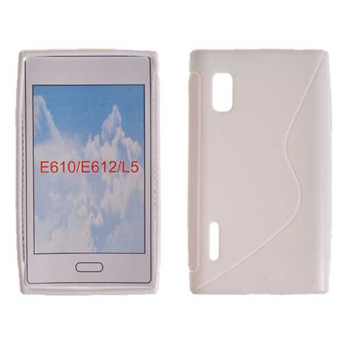  S silikonski ovitek lg E610 L5 bel Cene