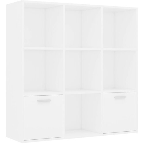 Maison Chic Knjižna omara - Knjižni regal bela 98x30x98 cm iverna plo&amp;scaron;ča, (21724895) Slike
