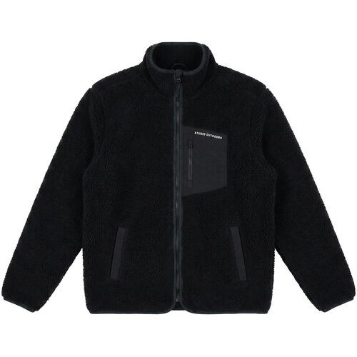 name it Flis NKNMATTIA SHERPA JACKET PB1 Črna Cene