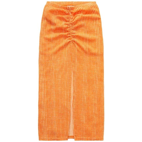 Tom Tailor Suknja narančasta / bijela