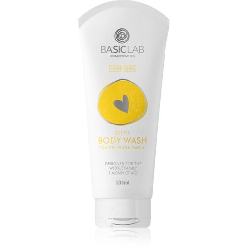BasicLab Dermocosmetics Famillias ekstra nežen gel za prhanje za vso družino 100 ml Slike
