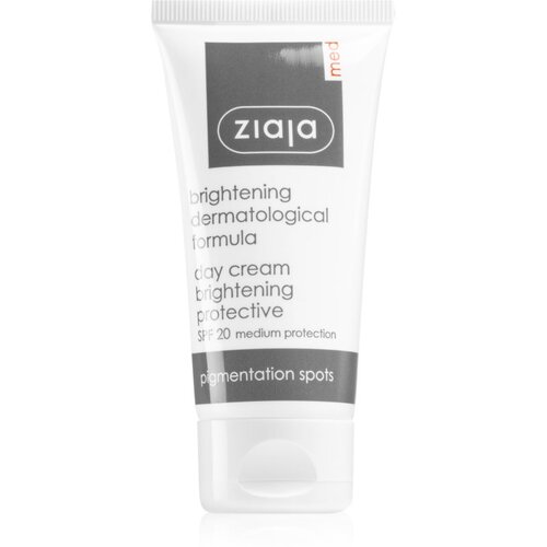Ziaja Med Whitening Care za&amp;scaron;čitna krema proti pigmentnim madežem SPF 20 50 ml Slike