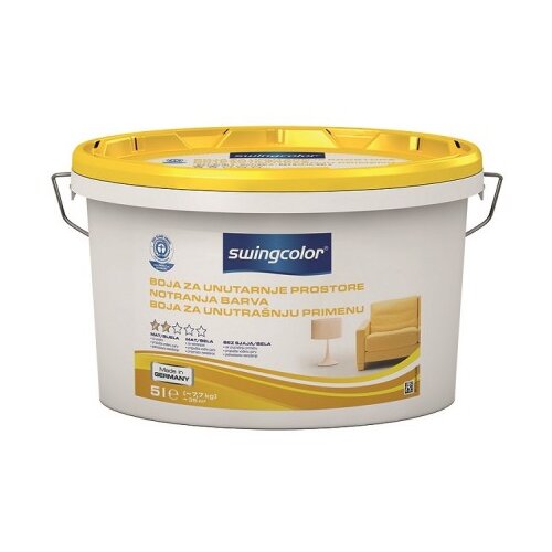 SWINGCOLOR unutarnja disperzijska boja (bijele boje, mat) Slike