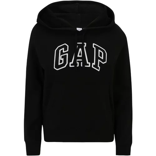 Gap Petite Sweater majica 'Heritage' crna / bijela