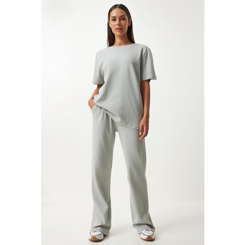 Happiness İstanbul women&amp;#039;s Gray T-Shirt Tracksuit Slike