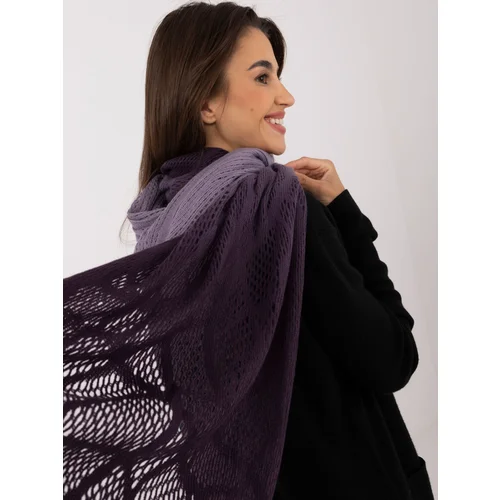 Fashion Hunters Purple cotton scarf