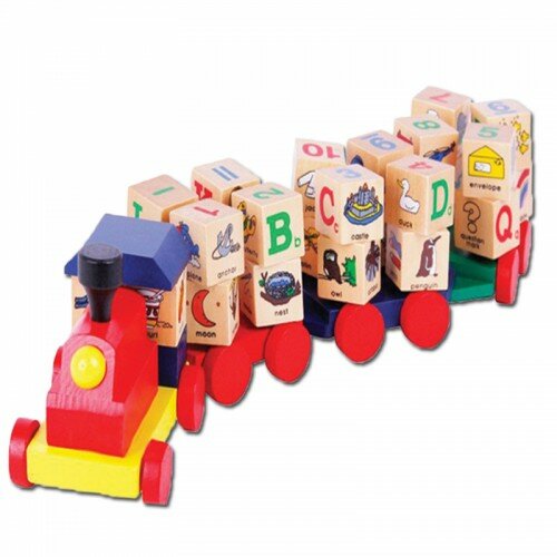 Russtoys drvena igračka vozić sa brojevima i slovima Cene