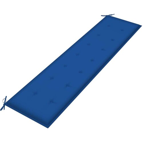  Blazina za vrtno klop modra 200x50x4 cm oxford tkanina, (20623583) Cene