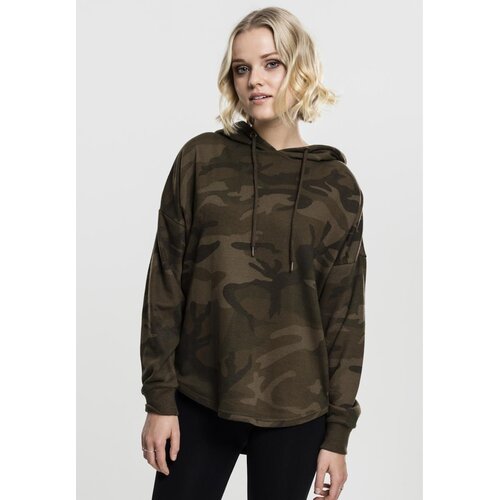 Urban Classics Ladies Oversized Camo Hoody olive camo Cene