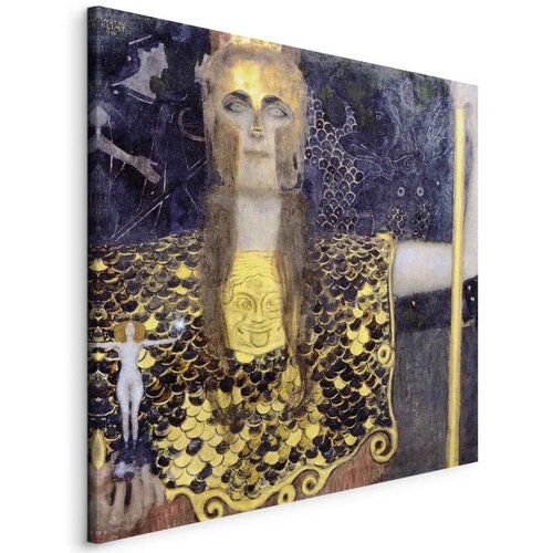  Slika - Gustav Klimt – Pallas Athene 80x80 Na talijanskom platnu Cene
