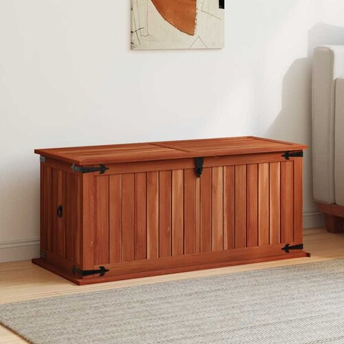 Furnova Skrinja za shranjevanje 90x45x40 cm trden akacijev les, (21956119) Slike