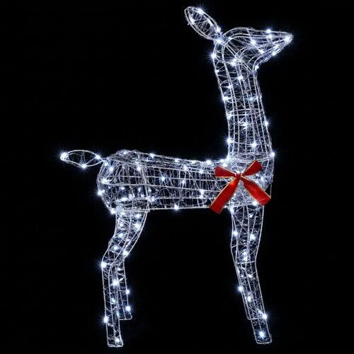  3D Božićni irvas LOVIISA 110 LED lampica Hladno bijela - Hladna bijela 70 x 26 x 100 cm Slike