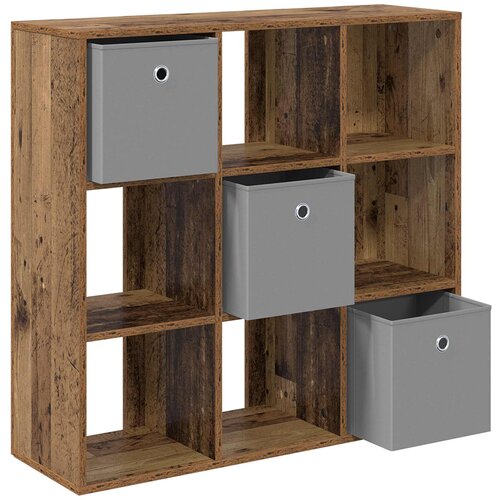  Kreveta s ladicama Staro drvo 88,5 x 29 x 84,5 cm Slike