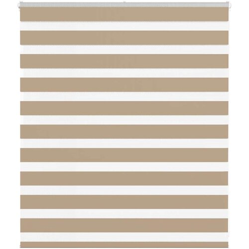 vidaXL Zebra zavesa peščeno rjava 120x100 cm širina blaga 115,9 cm poliester, (5000297105) Cene