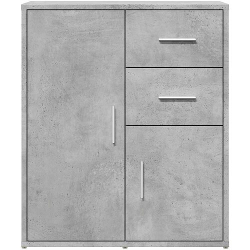  Komoda beton siva 60 x 31 x 70 cm od konstruiranog drva Slike