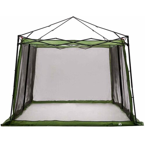  Unutarnji &amp;scaron;ator s krovom Zelena 303 x 303 x 196 cm taft Slike