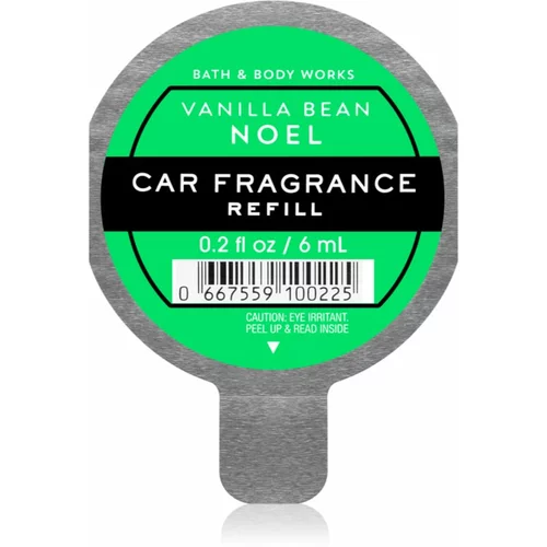 Bath & Body Works Vanilla Bean Noel dišava za avto nadomestno polnilo 6 ml