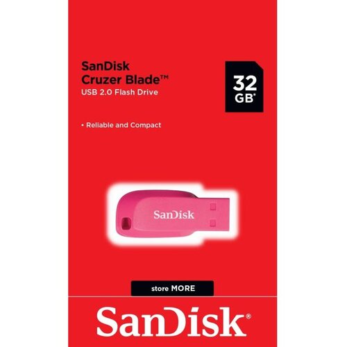 San Disk 32GB Cruzer Blade USB-A 2.0 USB ključ (roza) Cene