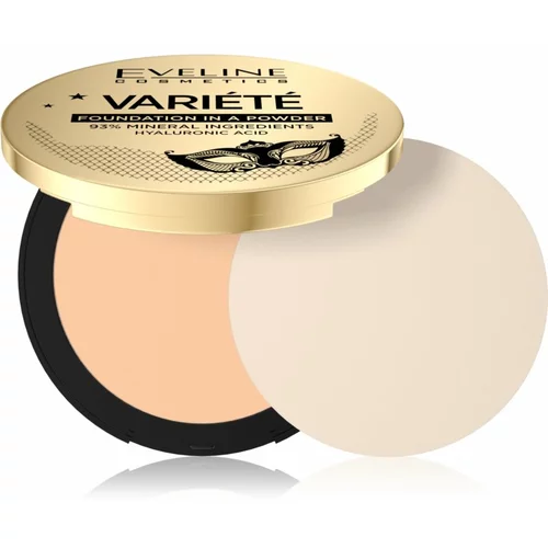Eveline Cosmetics Variété mineralni kompaktni puder z aplikatorjem odtenek 02 Natural 8 g