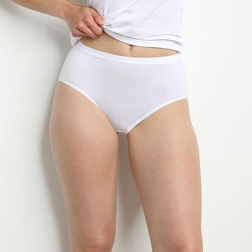 DIM COTTON BIO MIDISLIP 2x - Women&amp;#039;s cotton panties 2 pcs - white Slike