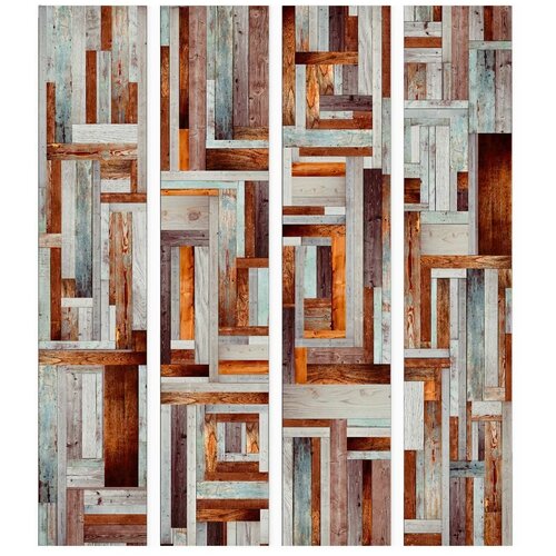  Tapeta - Labyrinth of wooden planks 50x1000 Standard Slike