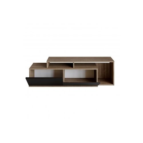 Hanah home nexera walnut black polica za tv Slike