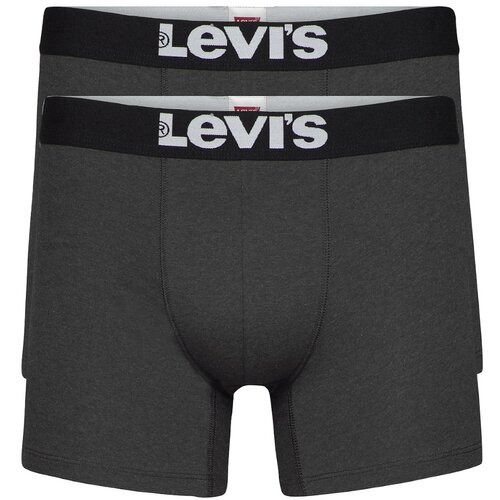 Levi&amp;#039;s Boksarice Boxer 2 Pairs Briefs Siva Slike