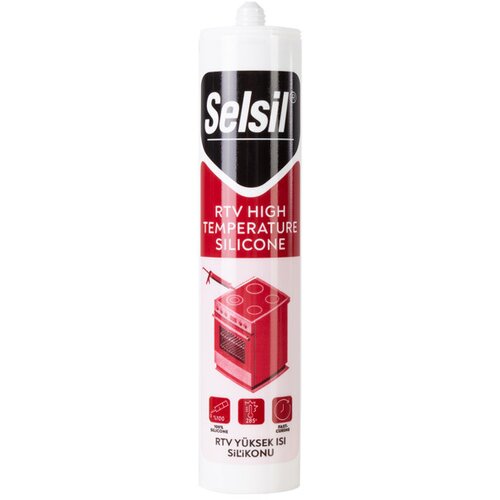 Sel Silikon za temperature do 285°C crveni 310ml Cene