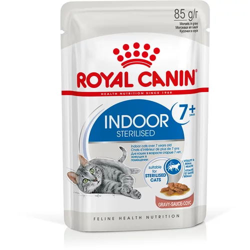 Royal Canin Indoor Sterilised 7+ v omaki - 12 x 85 g